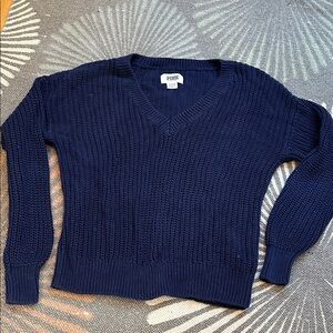 PINK Victoria's Secret Navy V-Neck Sweater